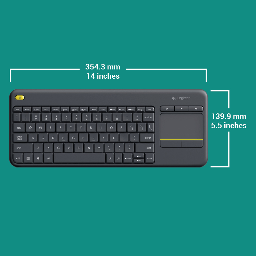 LOGITECH K400 teclado con touchpad bluetooh